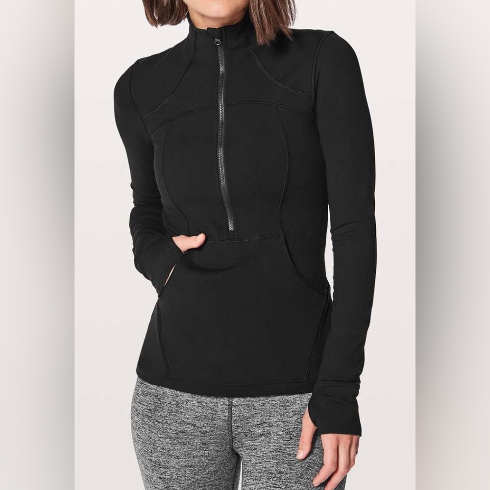 LULULEMON BLACK DEFINE JACKET PULLOVER SIZE 4 - image 1